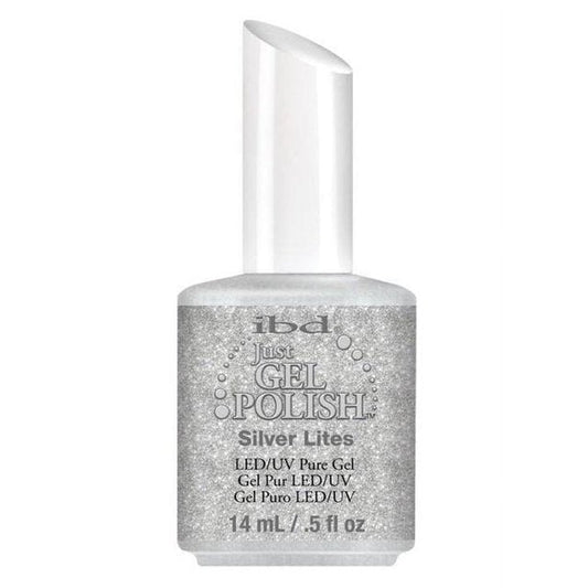 Ibd Just Gel Polish 0.5 Fl Oz Silver Lites