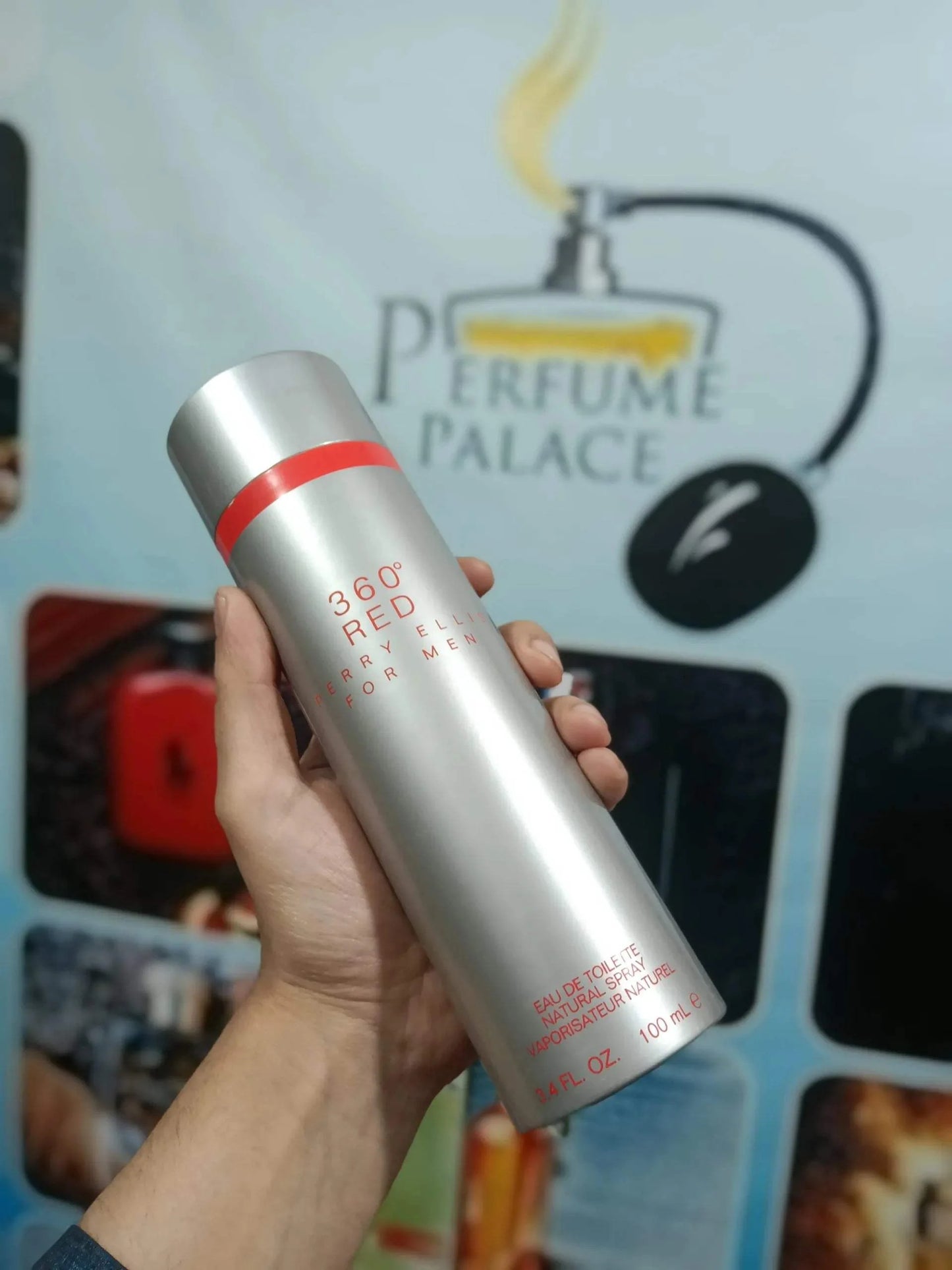 360 Red by Perry Ellis for Men - 3.4 oz EDT Spray