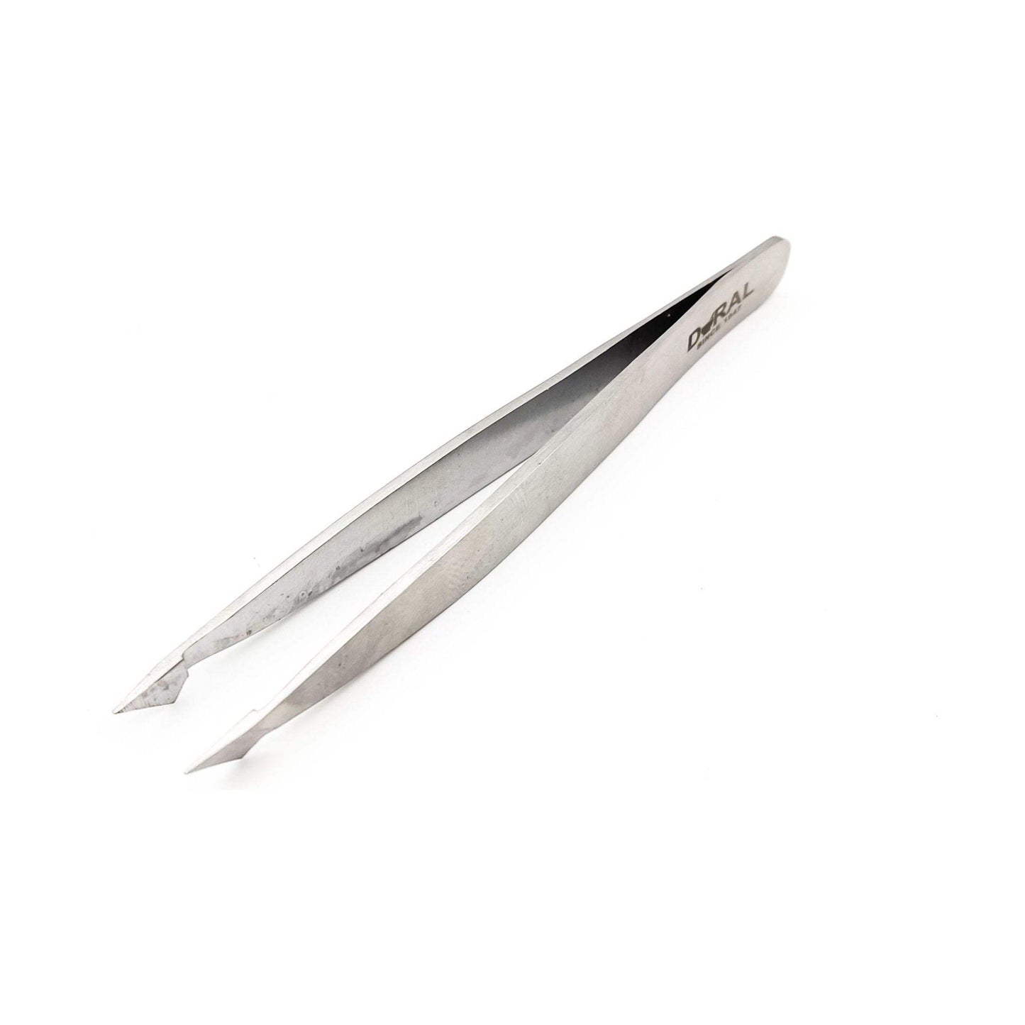 Dural Slant Tweezer Classic Silver