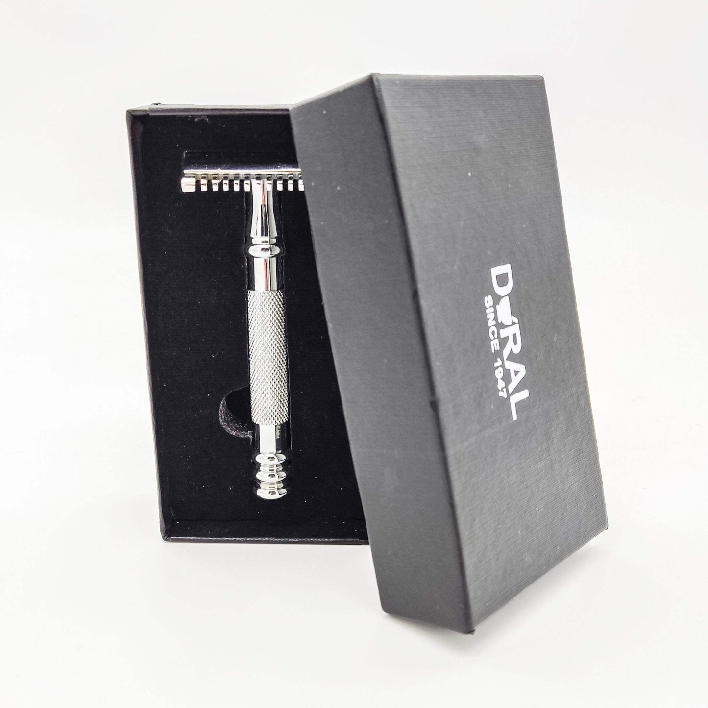 Dural Stounton Open Comb Double Edge Safety Razor + Pouch