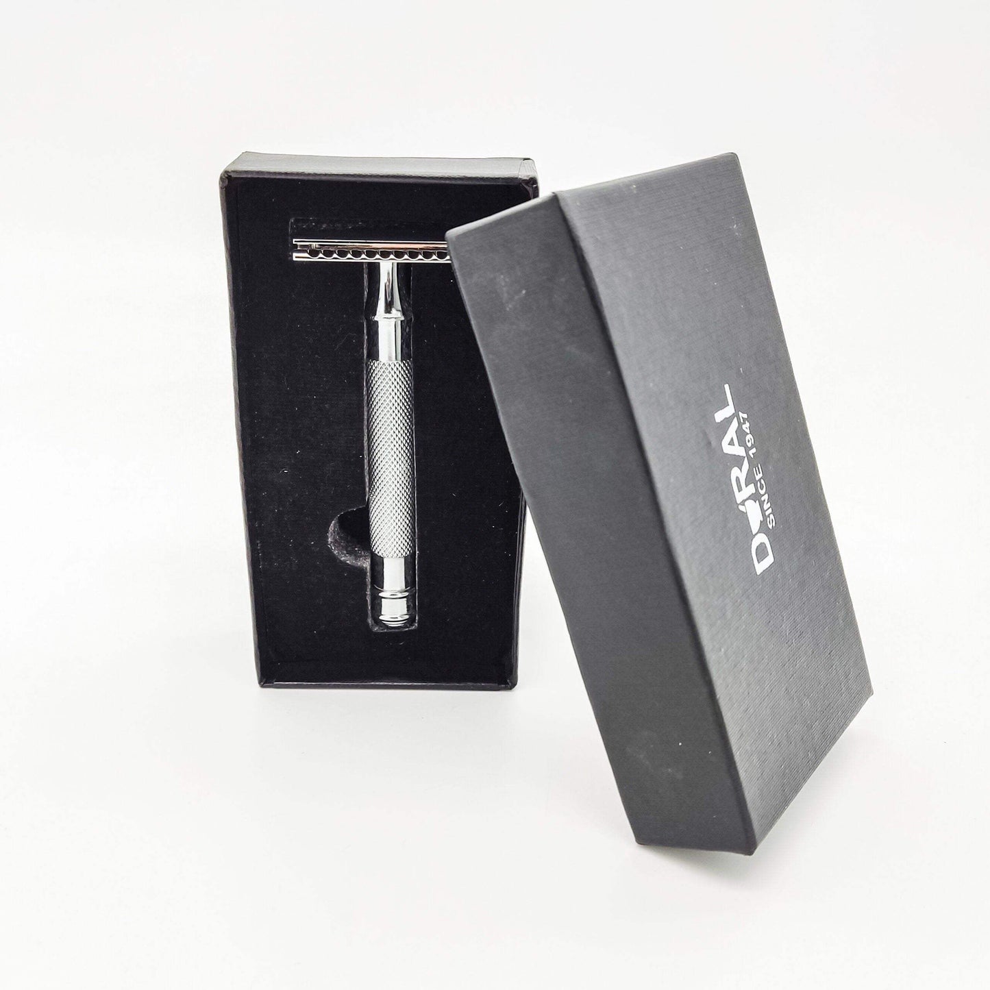 Dural Eyan Chrome Double Edge Safety Razor + Pouch