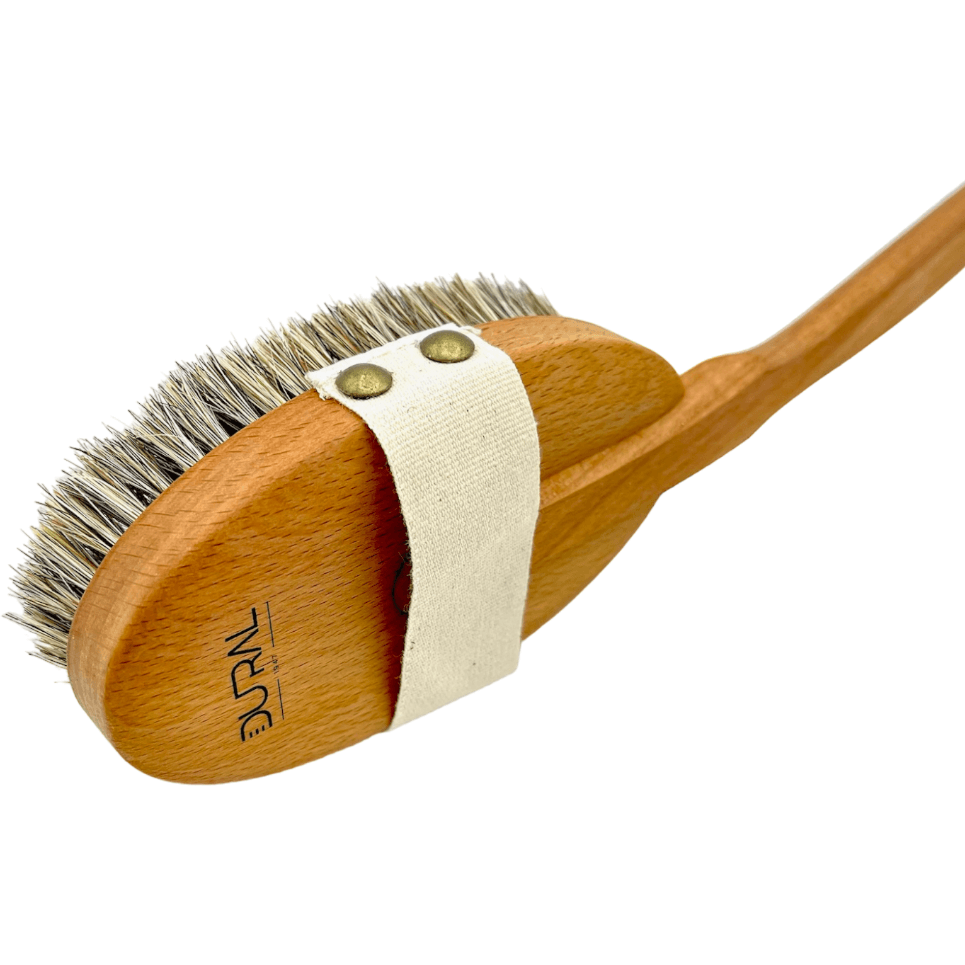 Dural Steamed beech wood bath brush with horse hair / sisal bristles