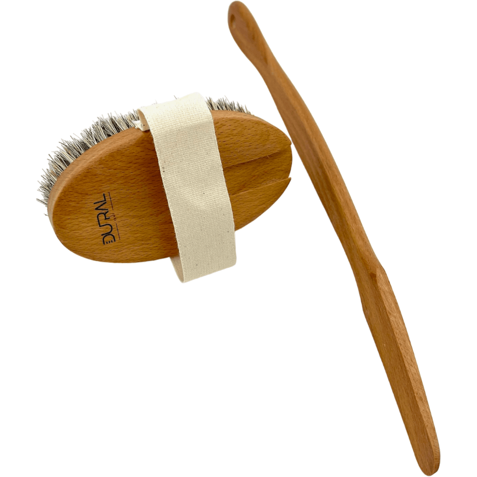 Dural Steamed beech wood bath brush with horse hair / sisal bristles