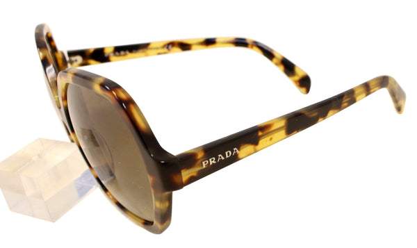 Prada SPR 06S 7S0-4K1 - Medium Havana-Green Gradient Grey by Prada for Women - 56-18-135 mm Sunglasses