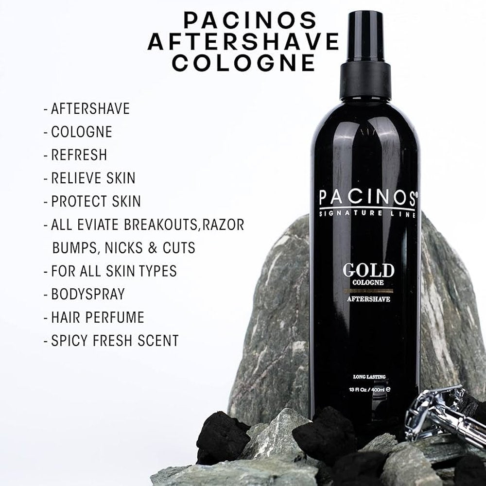 Pacinos Aftershave Cologne Gold 13.5 oz