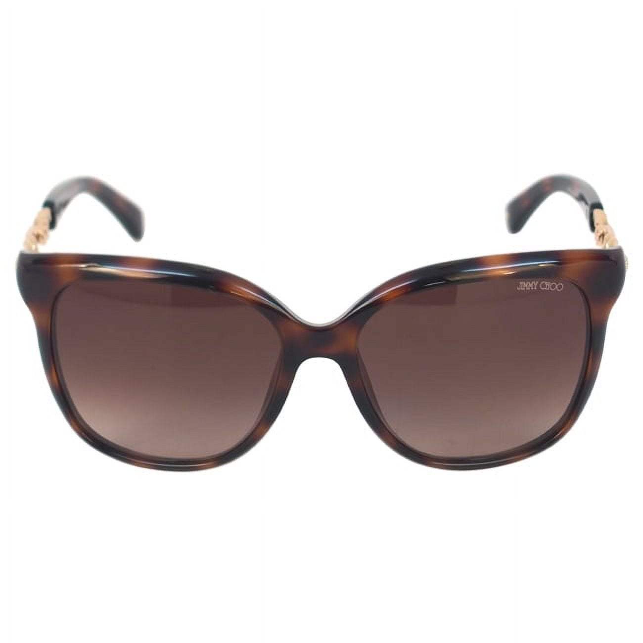 Jimmy Choo BELLA-S AXXJ6 - Dark Havana by Jimmy Choo for Women - 56-16-135 mm Sunglasses
