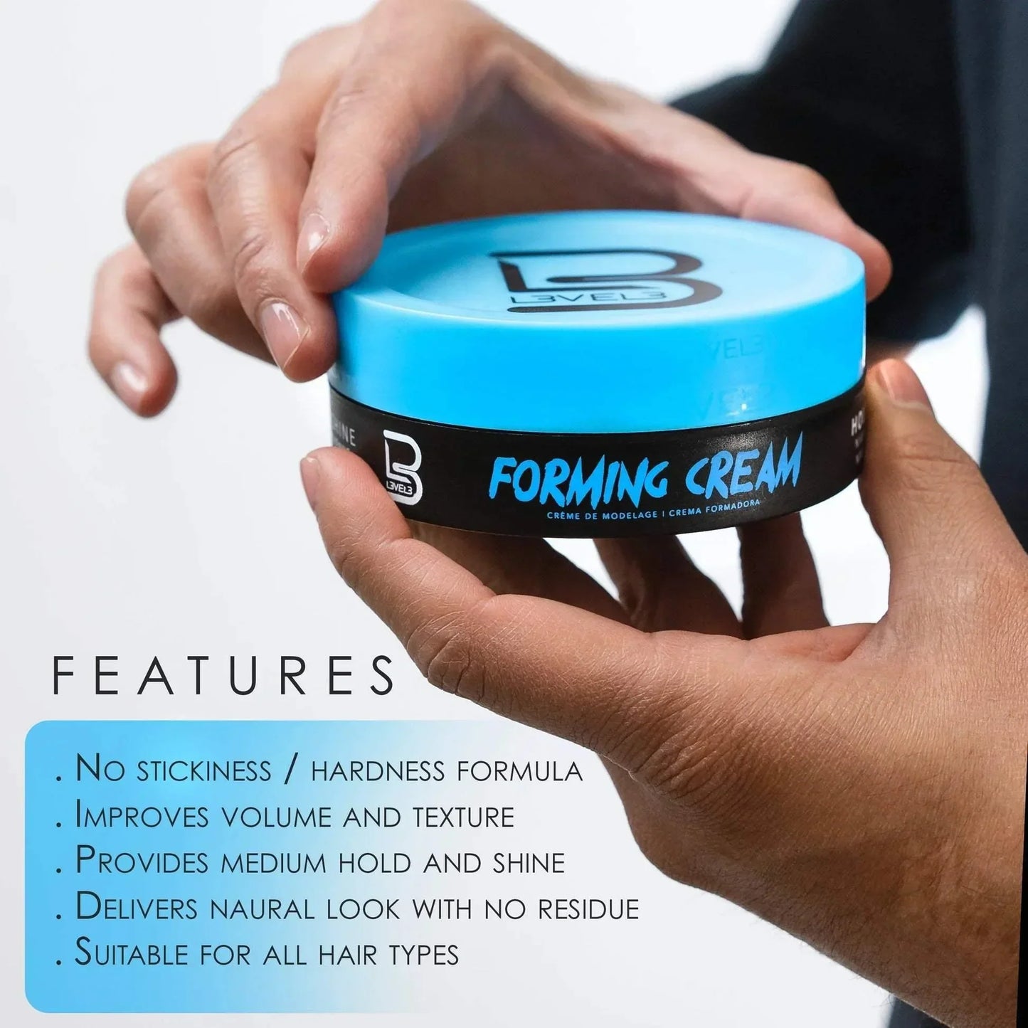 L3VEL3 Hair Styling Forming Cream 150ml / 5 oz
