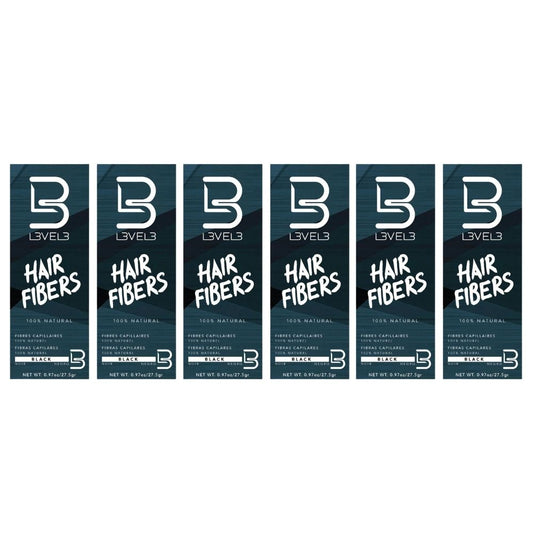 L3VEL3 Hair Fibers Black 0.97 oz - Multipack