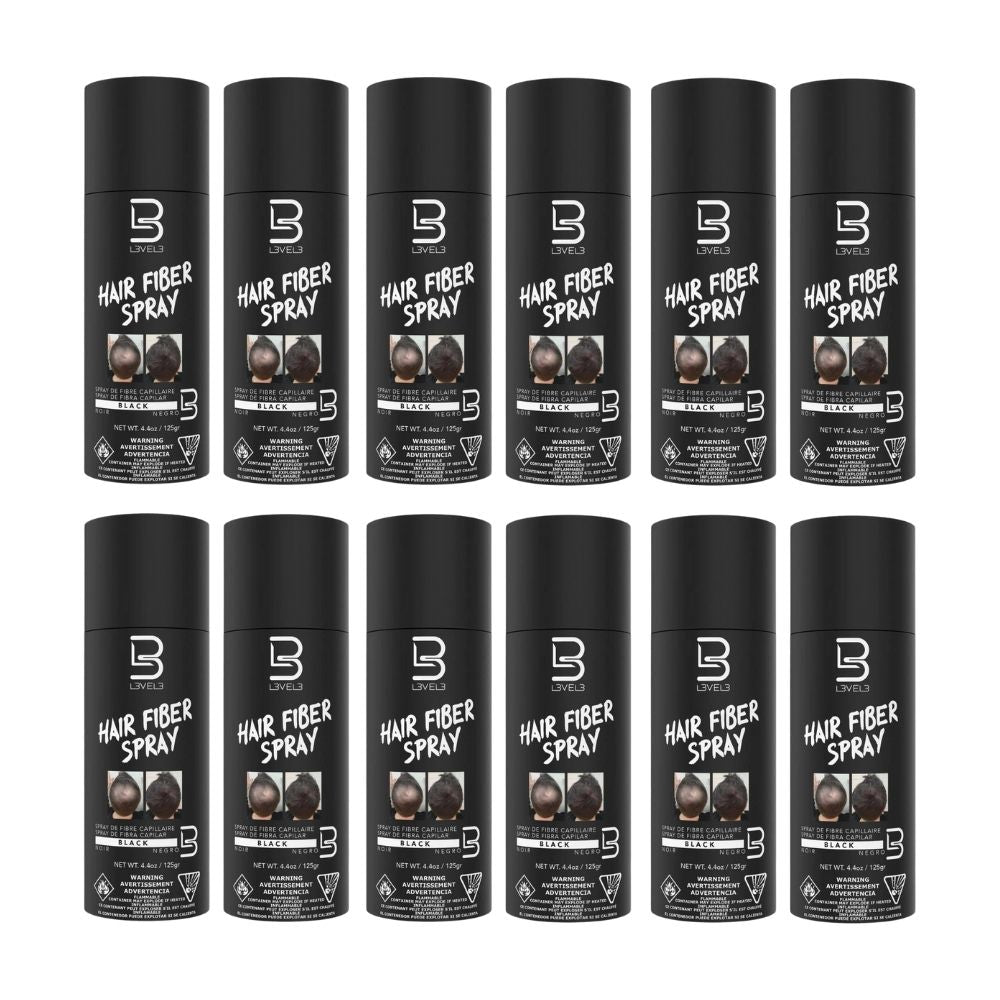 L3VEL3 Hair Fiber Spray 4.4 oz - Multipack