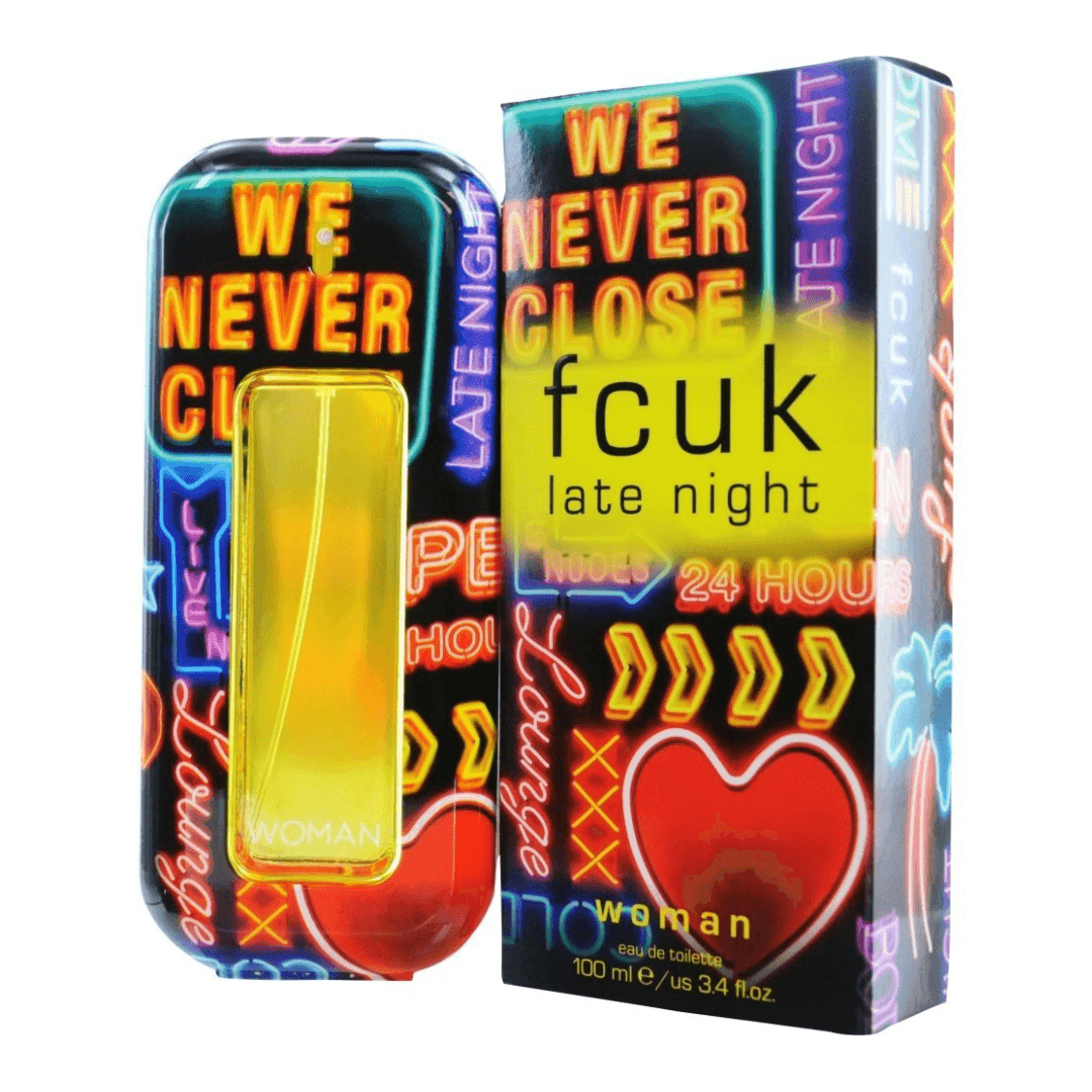 Fcuk Late Night by French Connection UK for Women - 3.4 oz EDT Spray