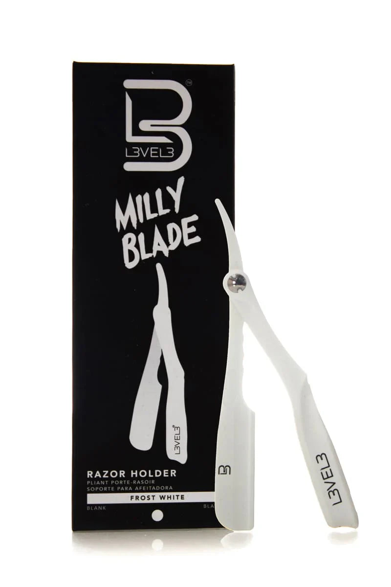 L3VEL3 Milly Clutch Razor - White