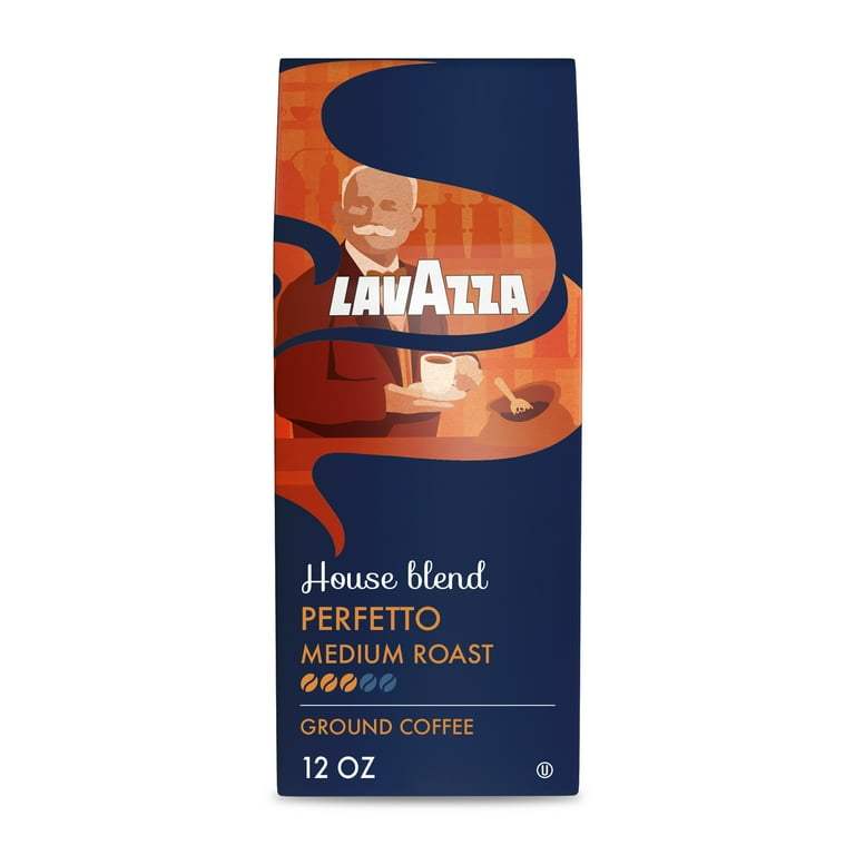 Perfetto Espresso Roast Ground Coffee by Lavazza for Unisex - 12 oz Coffee
