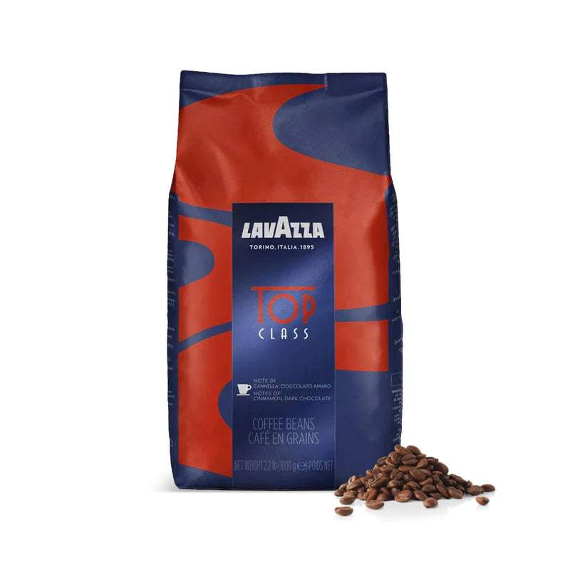 Top Class Espresso Roast Whole Bean Coffee by Lavazza for Unisex - 35.2 oz Coffee