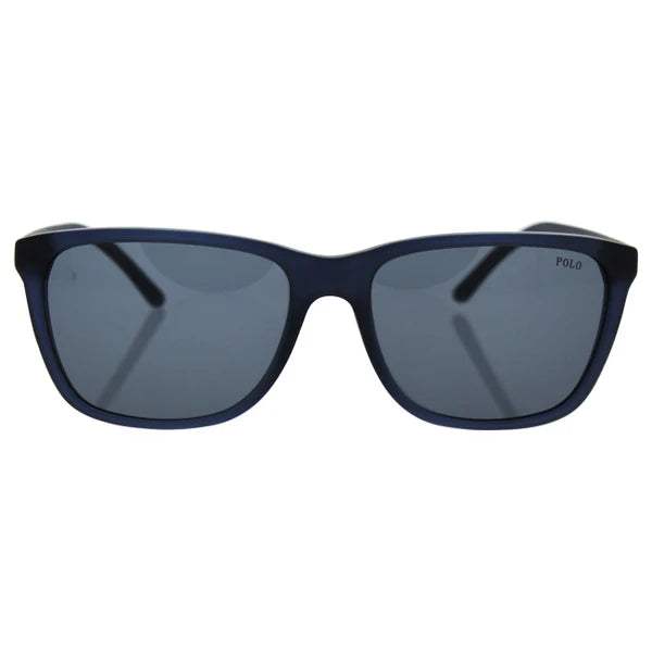 Polo Ralph Lauren PH 4108 5276-87 - Matte Crystal Blue-Blue Grey by Ralph Lauren for Men - 57-17-145 mm Sunglasses