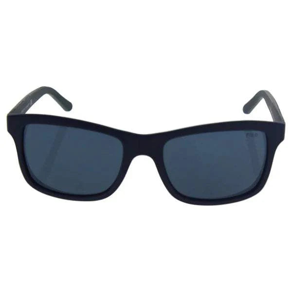 Polo Ralph Lauren PH 4095 5528-87 - Matte Blue-Smoke Blue by Ralph Lauren for Men - 57-19-140 mm Sunglasses