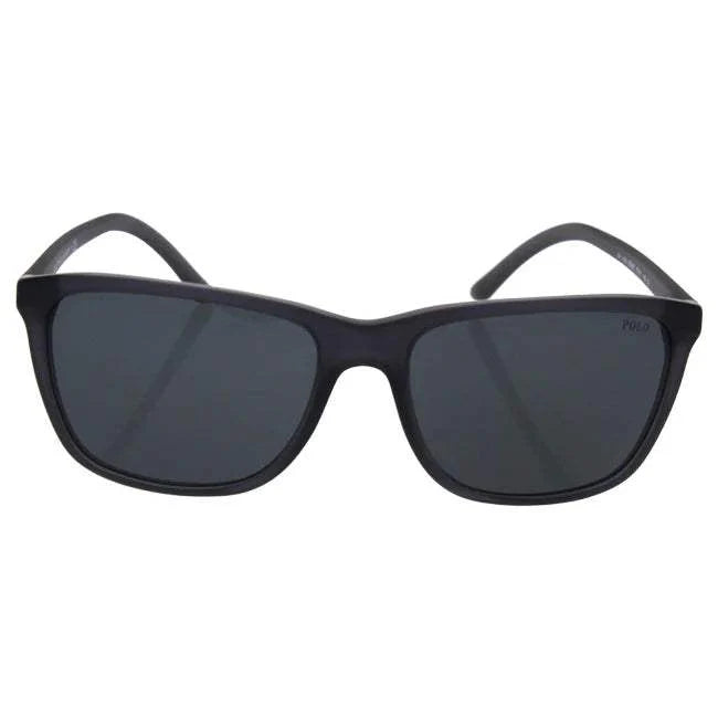 Polo Ralph Lauren PH 4115 5284-87 - Matte Black-Dark Grey by Ralph Lauren for Men - 57-16-145 mm Sunglasses