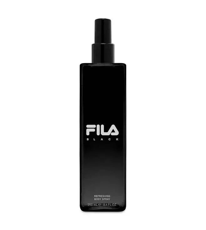 Fila Black by Fila for Men - 2 Pc Gift Set 3.4oz EDT Spray, 8.4oz Body Spray