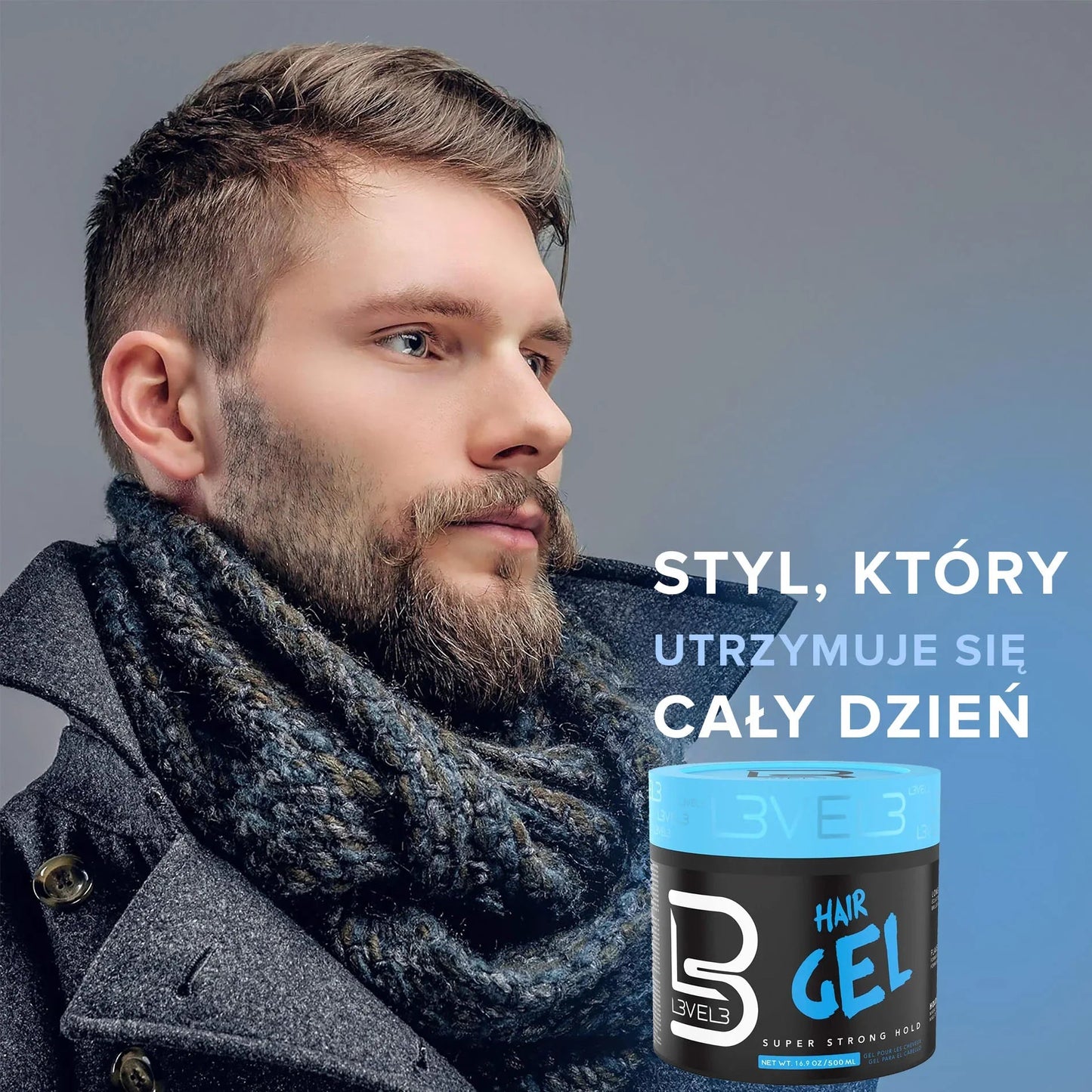 L3VEL3 Hair Styling Gel 1000ml / 33.8 oz - Multipack