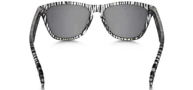 Oakley Frogskins OO9013-70 - Matte Clear-Chrome Iridium by Oakley for Women - 55-17-133 mm Sunglasses