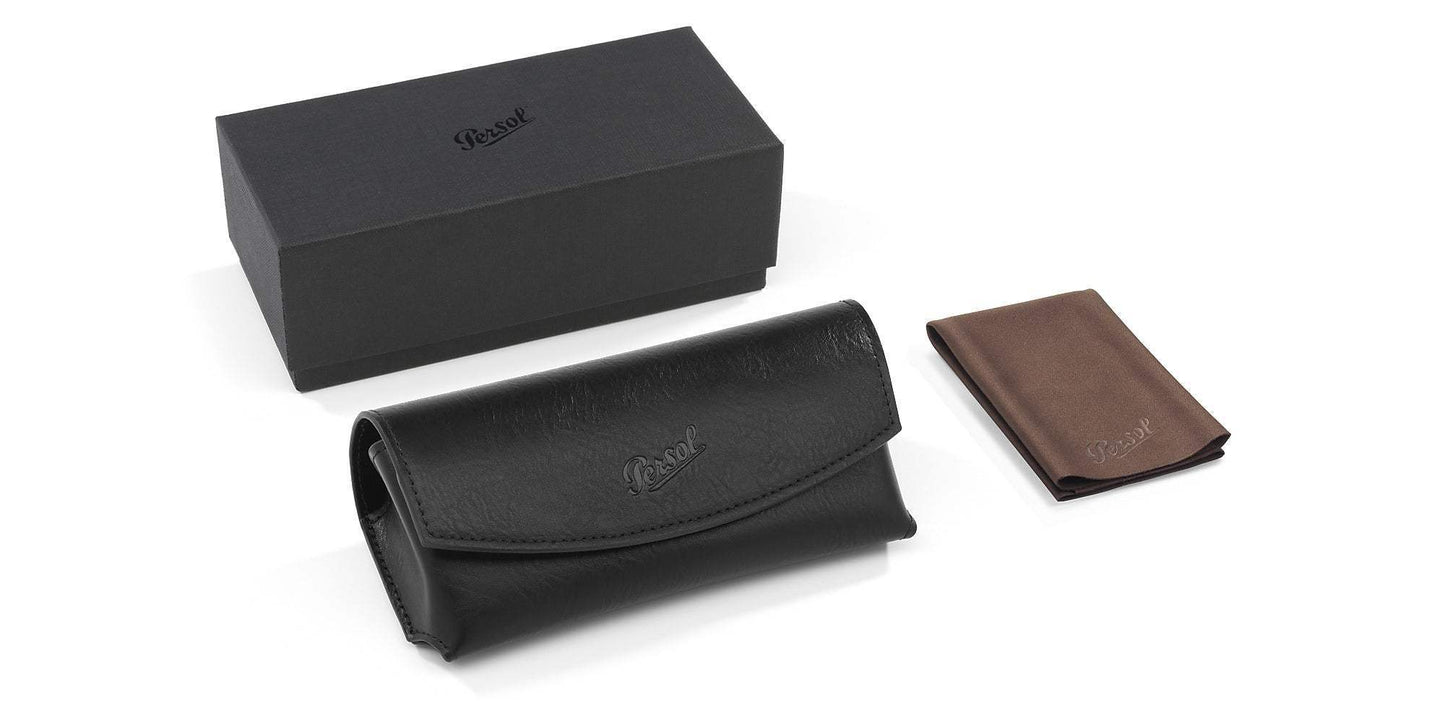 Persol PO3125S 95-58 Reflex Edition - Black-Grey Polarized by Persol for Unisex - 49-19-140 mm Sunglasses