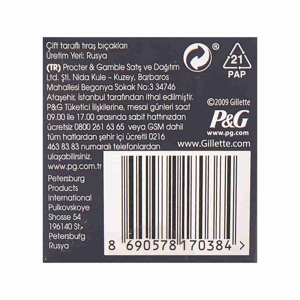 Perma-Sharp 100 Snapped Blades for straight Razor - Gillette