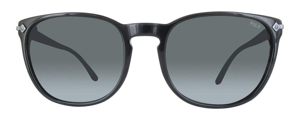 Polo Ralph Lauren PH 4107 5001-87 - Shiny Black-Gray by Ralph Lauren for Men - 53-19-145 mm Sunglasses