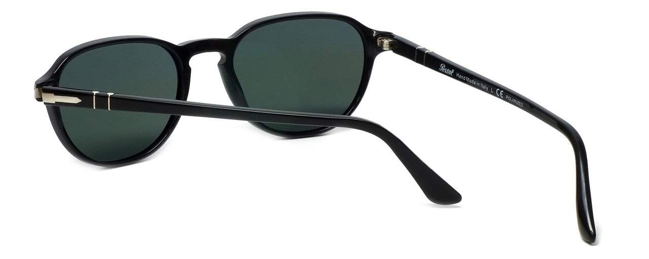 Persol PO3053S 9014-58 - Black-Green Polarized by Persol for Men - 54-19-145 mm Sunglasses