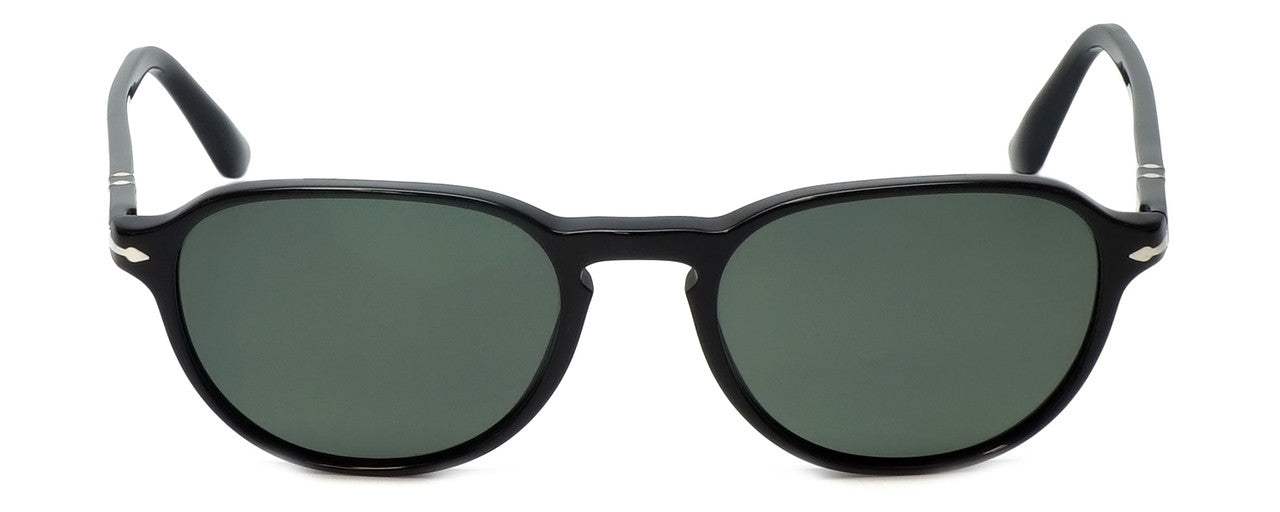 Persol PO3053S 9014-58 - Black-Green Polarized by Persol for Men - 54-19-145 mm Sunglasses