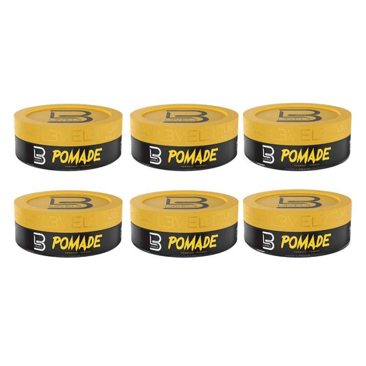L3VEL3 Hair Styling Pomade 5 oz (6 Pack, 12 Pack) - BarberSets