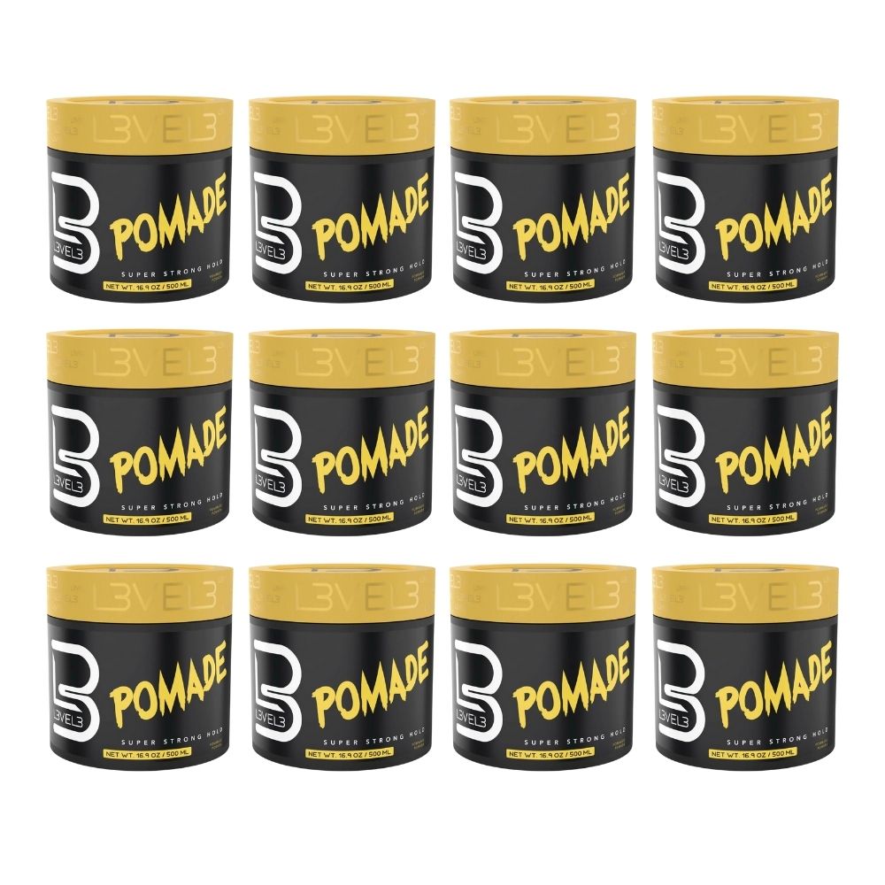 L3VEL3 Hair Styling Pomade 16.9 oz - Multipack