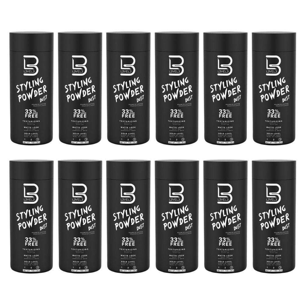 L3VEL3 Styling Powder 1 oz (6 Pack, 12 Pack) - BarberSets