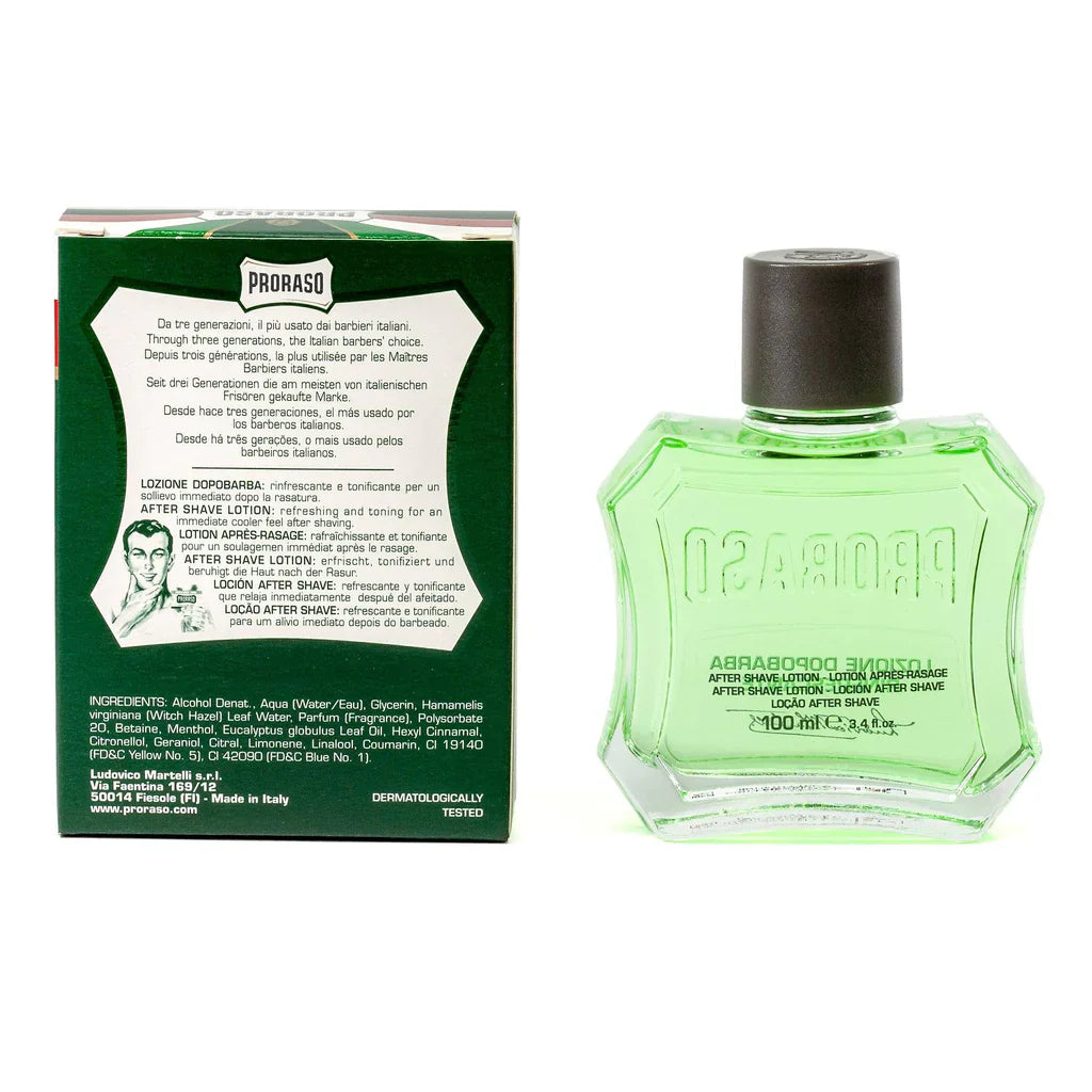 Proraso After Shave Lotion Refreshing - Green 3.4 oz - Multipack