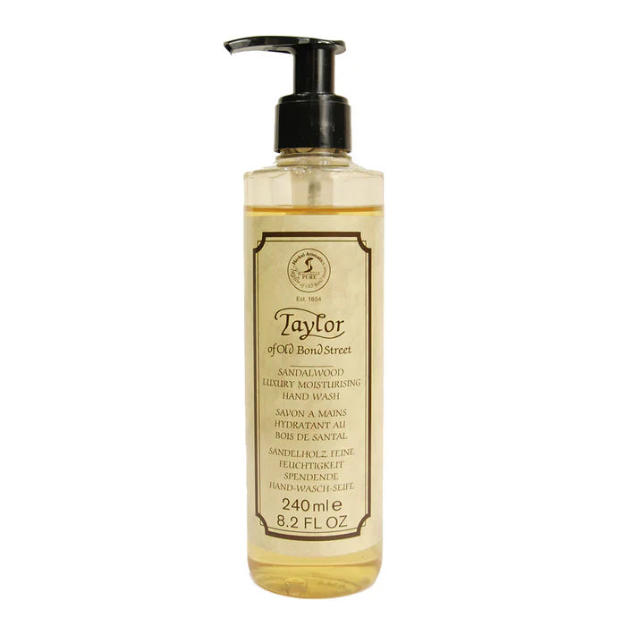 Taylor of Old Bond Street Sandalwood Luxury Moisturising Hand Wash 8.2 oz