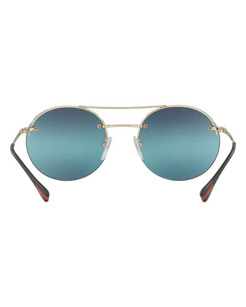 Prada SPS 54R ZVN-5T2 - Gold-Blue by Prada for Men - 56-18-135 mm Sunglasses
