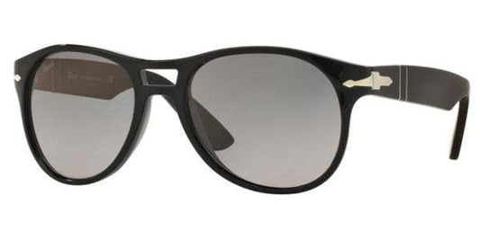 Persol PO3155S 1042-58 - Matte Black-Green Polarized by Persol for Men - 54-18-145 mm Sunglasses