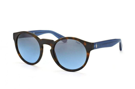 Polo Ralph Lauren PH 4101 5566-8F - Matte Dark Havana-Blue Gradient by Ralph Lauren for Women - 52-22-145 mm Sunglasses
