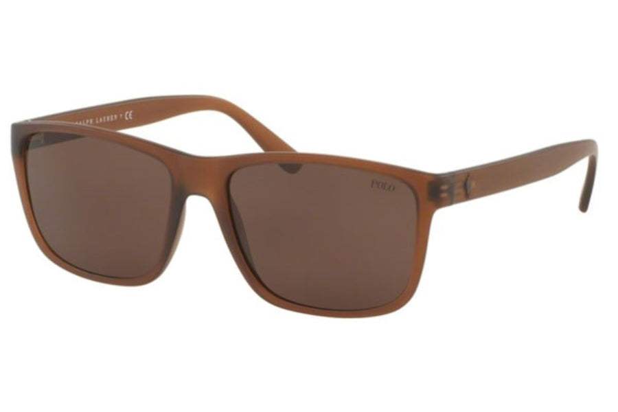 Polo Ralph Lauren PH 4113 560273 - Matte Brown-Brown by Ralph Lauren for Men - 57-16-145 mm Sunglasses