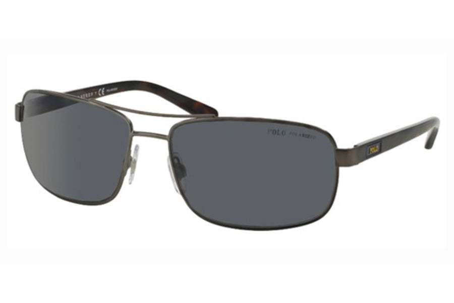 Polo Ralph Lauren PH 3095 9050-81 - Matte Gunmetal-Grey Polarized by Ralph Lauren for Men - 63-16-130 mm Sunglasses