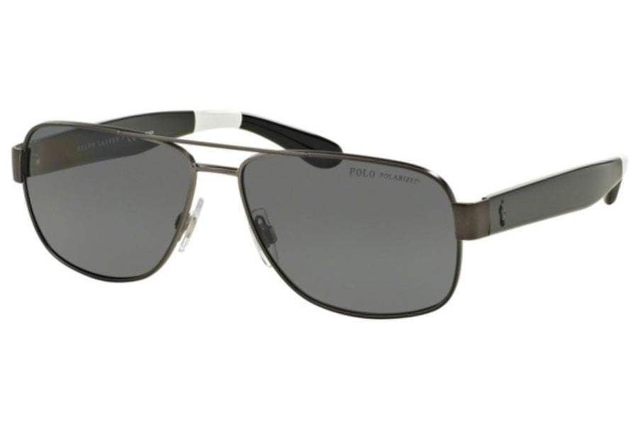 Polo Ralph Lauren PH 3097 930781 - Matte Dark Gunmetal-Grey Polarised by Ralph Lauren for Men - 59-14-145 mm Sunglasses