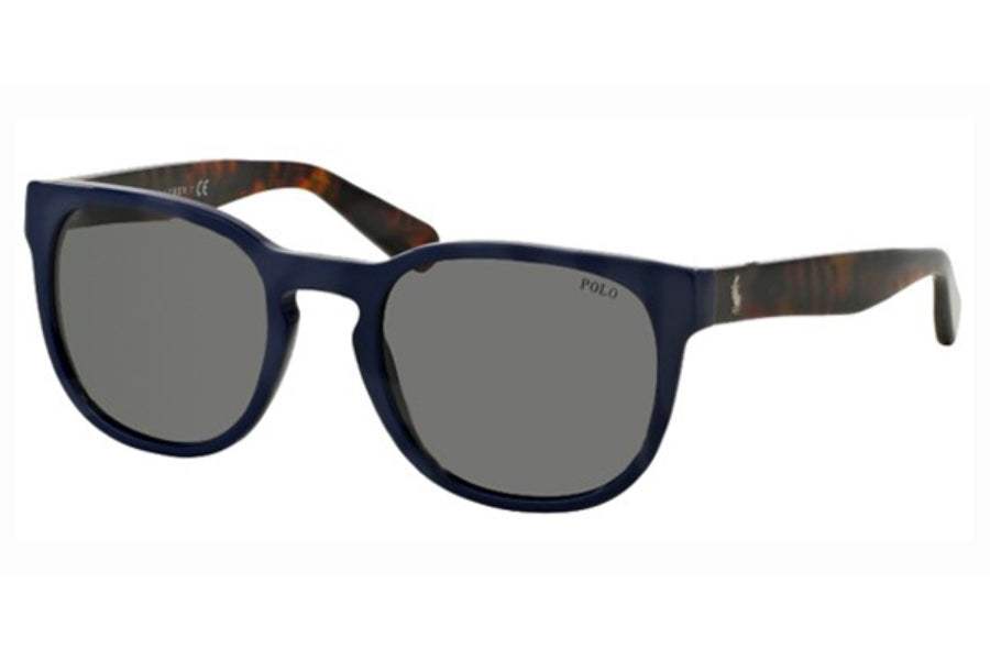 Polo Ralph Lauren PH 4099 5541-87 - Navy Blue-Light Grey by Ralph Lauren for Men - 52-21-145 mm Sunglasses