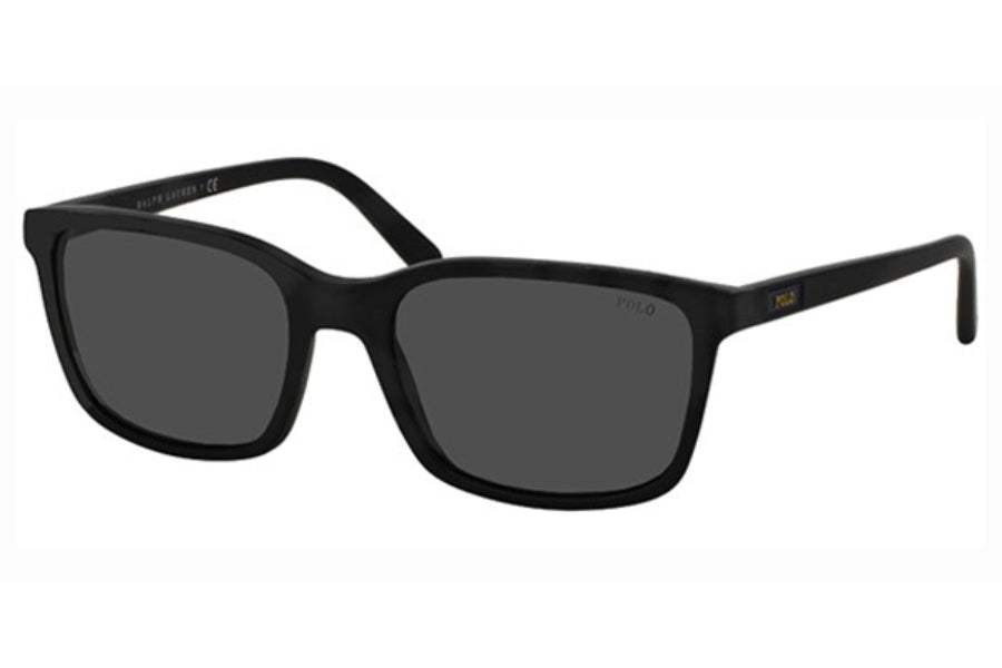 Polo Ralph Lauren PH 4103 5284-87 - Matte Black-Grey by Ralph Lauren for Men - 56-19-145 mm Sunglasses