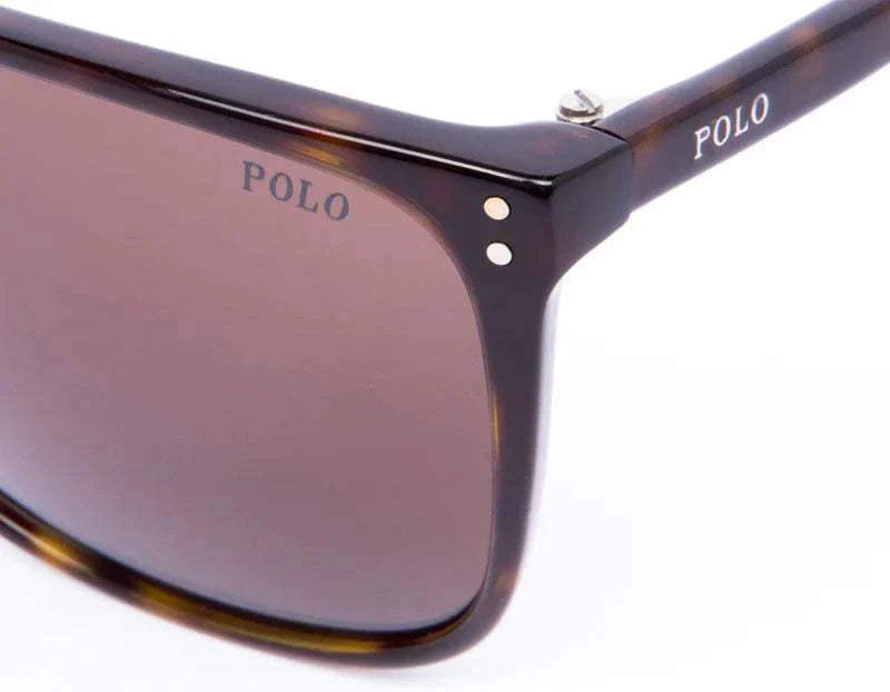 Polo Ralph Lauren PH 4102 5003-73 - Dark Havana-Brown by Ralph Lauren for Men - 55-18-145 mm Sunglasses