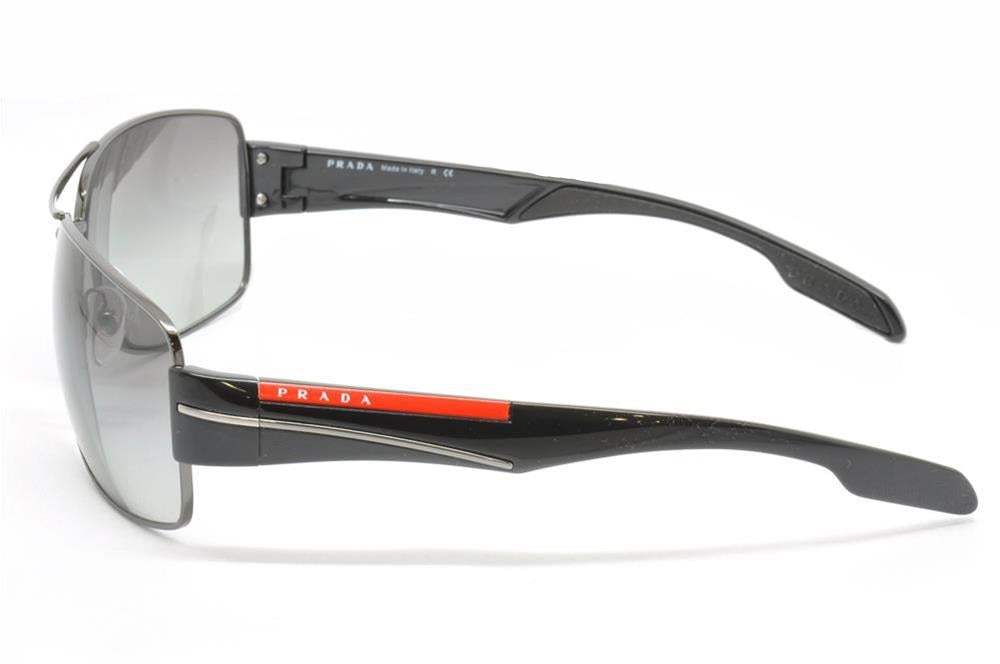 Prada SPS 53N TIG-2D2 - Grey Rubber-Green by Prada for Men - 65-16-130 mm Sunglasses