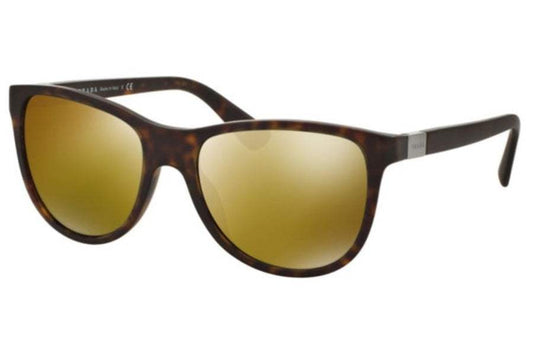 Prada SPR 20S HAQ-5P0 - Matte Havana-Brown by Prada for Men - 56-18-140 mm Sunglasses