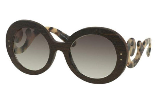 Prada SPR 27R UBT-0A7 - Ebony Malabar-Grey Gradient by Prada for Women - 55-22-135 mm Sunglasses