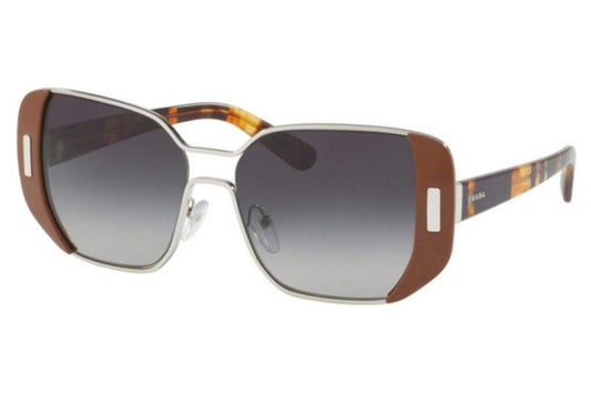 Prada SPR 59S USA-5D1 - Silver-Brown-Grey Gradient by Prada for Women - 54-16-135 mm Sunglasses