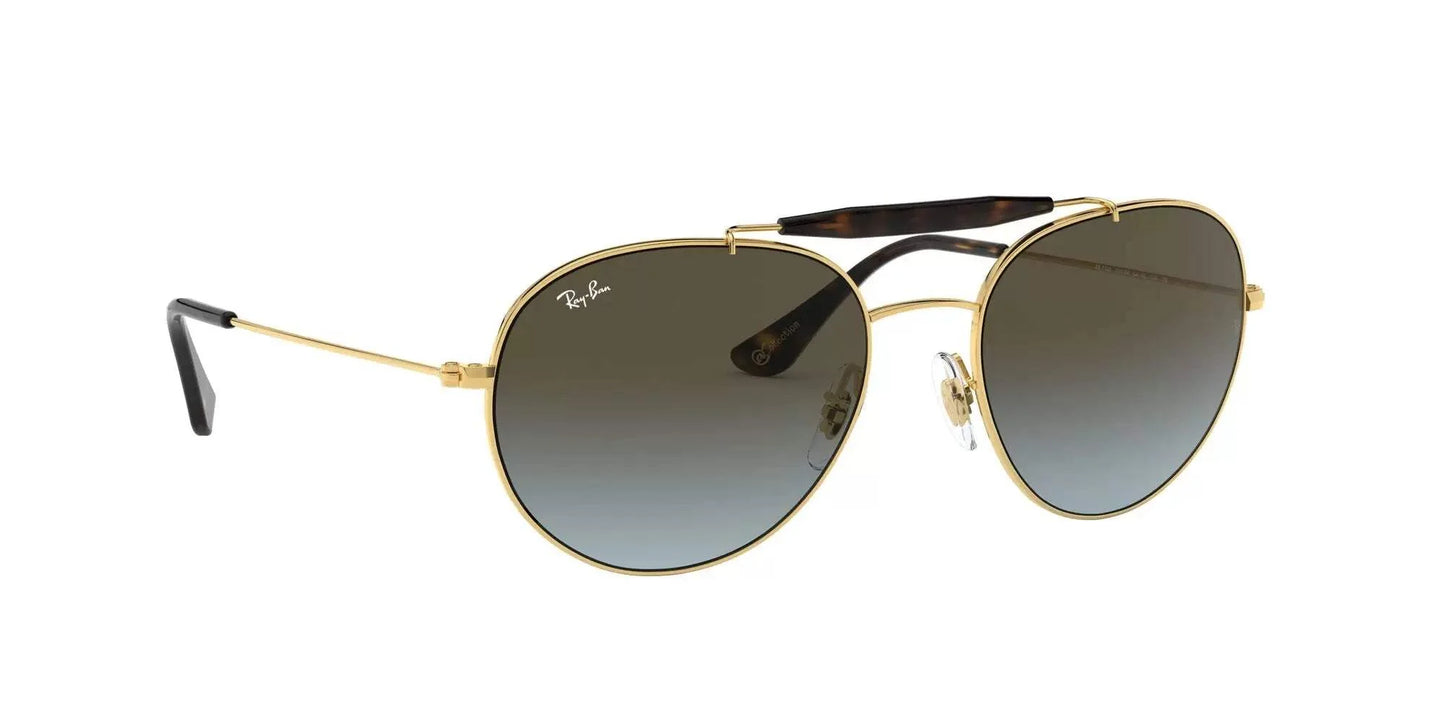 Ray Ban RB 3540 001-51 - Gold-Light Brown Gradient by Ray Ban for Unisex - 56-18-140 mm Sunglasses
