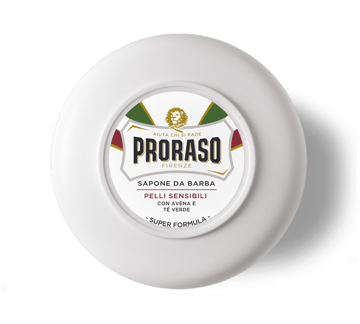 Proraso Shaving Soap in Bowl Sensitive Skin - White 5.2 oz - Multipack