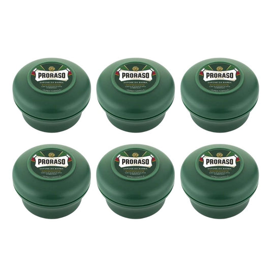 Proraso Shaving Soap in Bowl Refreshing - Green 5.2 oz - Multipack
