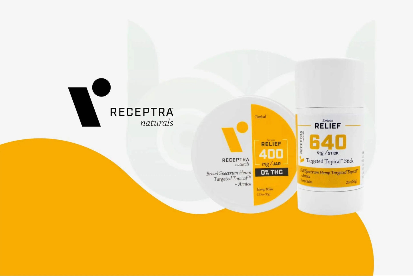 Serious Relief 400mg Or percent THC Drops Balm by Receptra Naturals for Unisex - 1.25 oz Topical